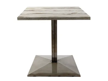 BALIS-66-WELD - Square metal contract table by Vela Arredamenti - view 2